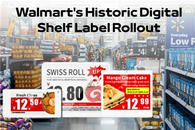 Ti Naipakasaritaan a Digital nga Estante nga Etiketa a Panagruar ti Walmart