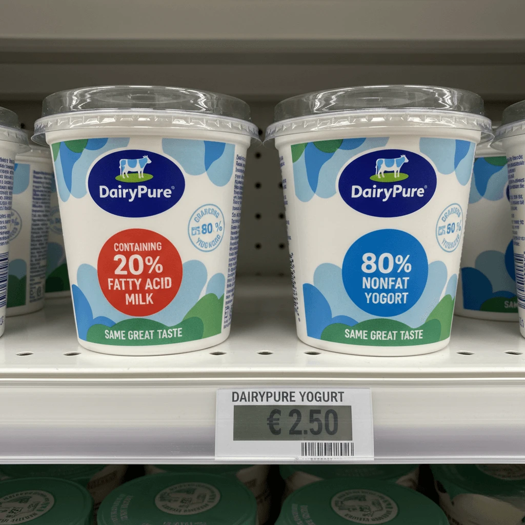 Two yogurt cups Two yogurt cups