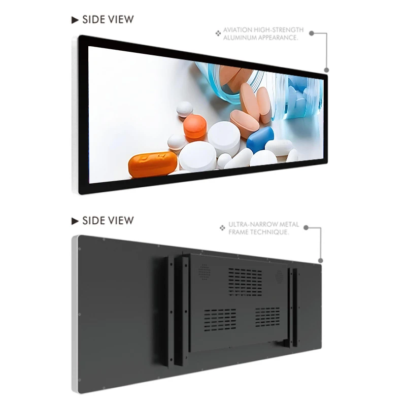 36.2 Inch LCD Bar Display Double Face Screen Manufacturer 36.2 Inch LCD Bar Display Double Face Screen Manufacturer